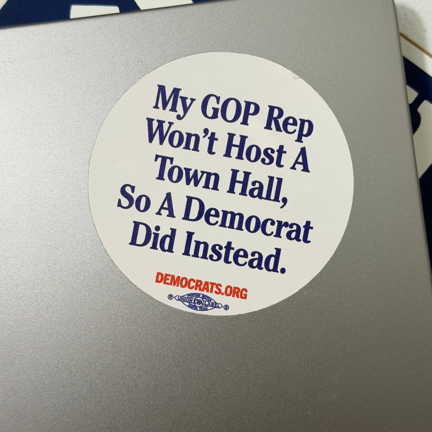 A Democrat Did Sticker